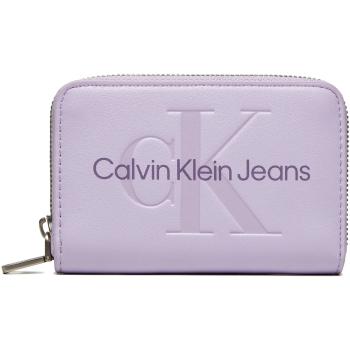 Calvin Klein Jeans  SCULPTED MED ZIP AROUND MONO K60K612255  Peňaženky Fialová