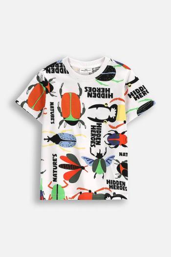 Detské tričko Coccodrillo biela farba, s potlačou, SAGE TIME BOY KIDS