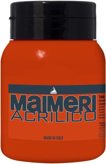 Maimeri Acrilico Akrylová farba Carmine 166 500 ml 1 ks