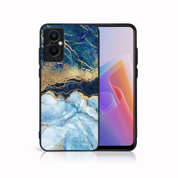 MY ART Ochranný obal Oppo Reno7 Lite 5G BLUE MARBLE (141)