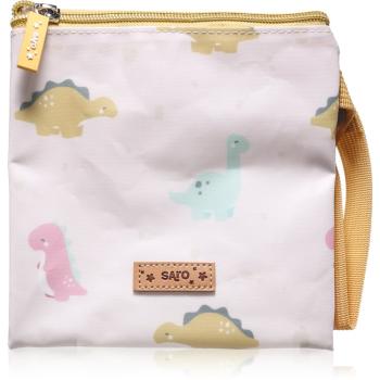 Saro Baby Sandwich Bag vrecúško na desiatu/olovrant Mustard 17,5x17,5 cm 1 ks