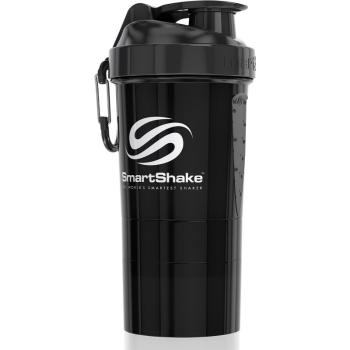 Smartshake Original2GO športový šejker + zásobník farba Gun Smoke Black 600 ml