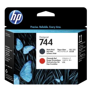 HP originálna tlačová hlava F9J88A, HP 744, matte black/chromatic red, HP DesignJet Z5600, DesignJet HD Pro MFP