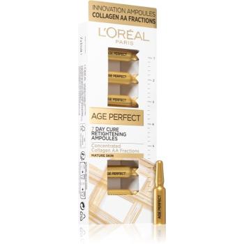 L’Oréal Paris Age Perfect pleťový olej v ampulkách 7dňová vyhladzujúca kúra 7x1 ml