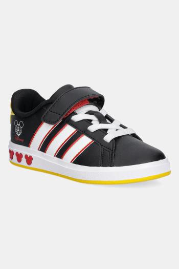 Detské tenisky adidas GRAND COURT MICKEY čierna farba, JQ7829