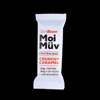 GYMBEAM Proteínová tyčinka MoiMüv crunchy caramel 60 g