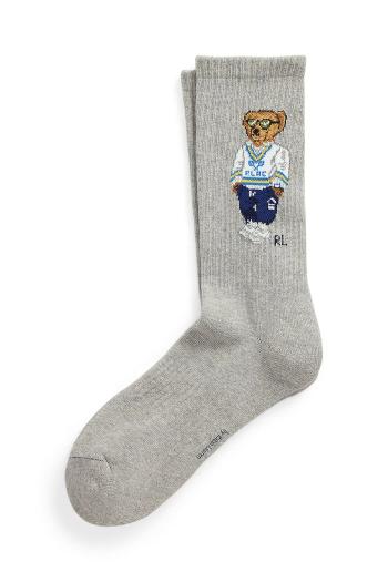 Ponožky Polo Ralph Lauren pánske, šedá farba, 449973027