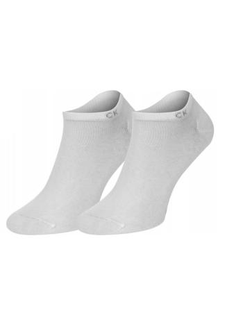 Calvin Klein pánské bílé ponožky 2 pack