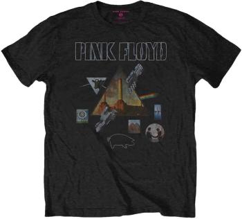 Pink Floyd Tričko Montage Unisex Black M