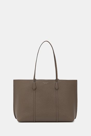 Kožená kabelka Tory Burch Perry béžová farba, 169476-250
