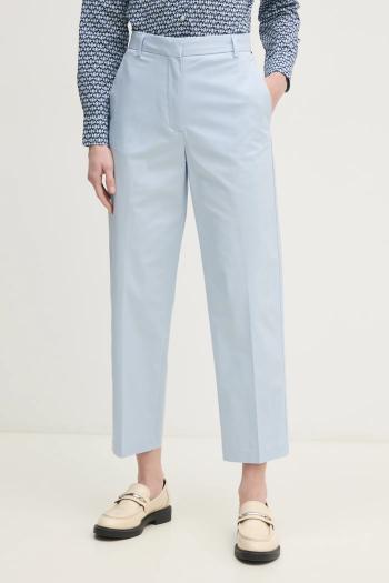 Nohavice Tommy Hilfiger dámske, rovné, vysoký pás, WW0WW40504