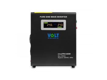 Zdroj záložný VOLT Sinus Pro 800 W 12V 230V 800VA 500W Black