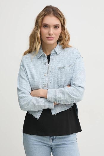 Bavlnená košeľa Dkny dámska, regular, s klasickým golierom, DJ5W2123