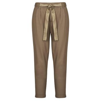 Only  ONLRITA LOOSE CHECK LYREX BELT PANT TLR  Nohavice Chinos/Nohavice Carrot Hnedá