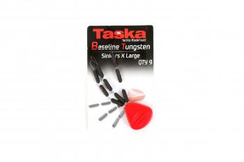 Taska tungsten set ťažítok na náväzec mini, medium, large po 4 ks