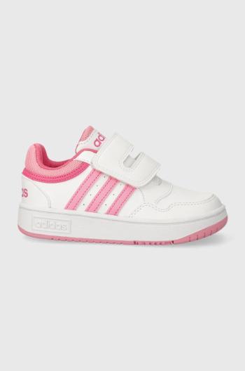 Detské tenisky adidas Originals HOOPS 3.0 CF I biela farba