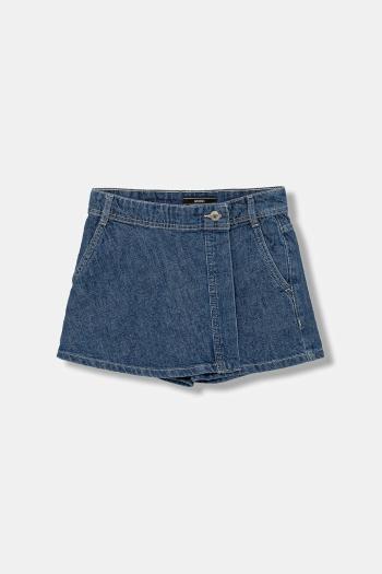 Sukňa Guess modrá farba, jednofarebná, nastaviteľný pás J5YD14 D45E0