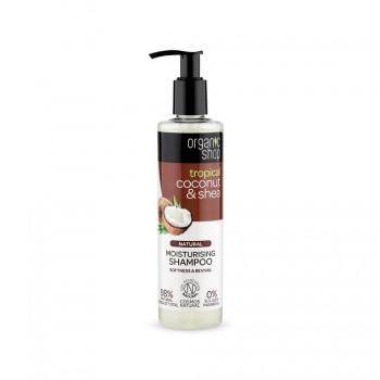 Organic Shop Hydratačný šampón Tropical Coconut & Shea (Moisturising Shampoo) 280 ml