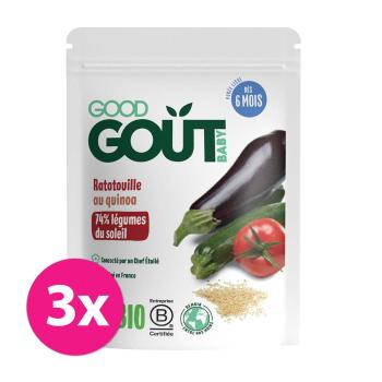 GOOD GOUT BIO Ratatouille s quinou 3x190 g