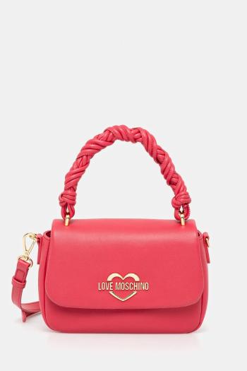 Kabelka Love Moschino ružová farba, JC4311PP0MK1361A