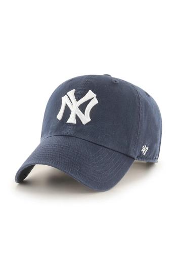 Bavlnená šiltovka 47 brand MLB Cooperstown New York Yankees tmavomodrá farba, jednofarebná, BCPTN-NLRGW17GWS-NY11
