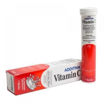 ADDITIVA VITAMÍN C Blutorange šumivé tablety 20 ks