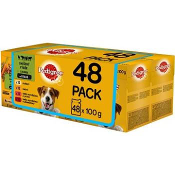 Pedigree Vital Protection kapsička mäsový výber so zeleninou v šťave pre dospelých psov 48× 100 g (5900951234873)