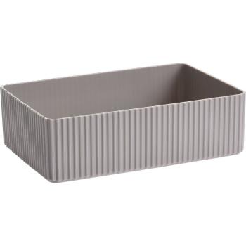 Organizator cosmetice Stripe maro, 21 x 6 x 14 cm, maro