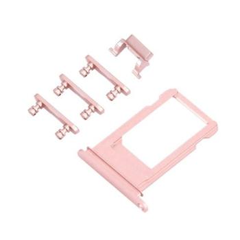 SIM Slot + bočné tlačidlá - Apple iPhone 6S Plus - rose gold (ružová)