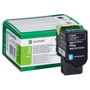 Lexmark C2320C0 azúrový (cyan) originálny toner