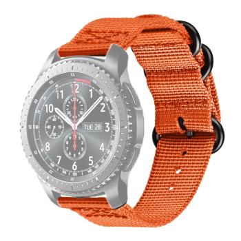 NYLON Univerzálny remienok na hodinky - šírka 22mm oranžový