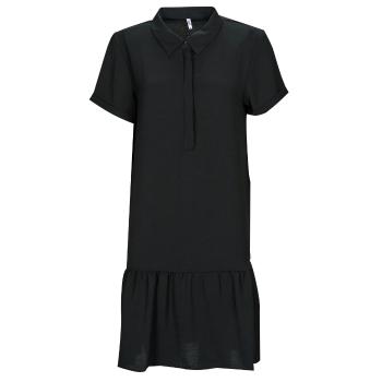 JDY  JDYLION S/S PLACKET DRESS  Krátke šaty Čierna