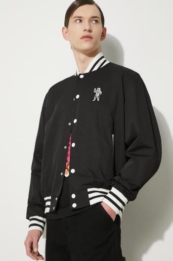 Bunda Billionaire Boys Club Arch Logo Lightweight Varsity pánska, čierna farba, prechodná, B24201