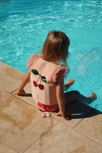 Detská plavecká vesta Konges Sløjd GEMMA FLOAT VEST ružová farba, KS102923