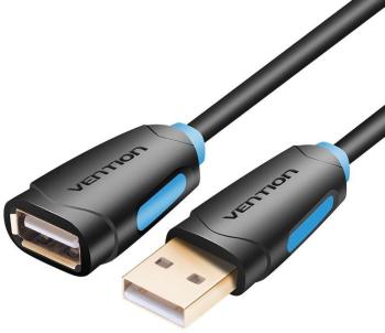 Adatkábel Vention USB2.0 Extension Cable 1.5m Black