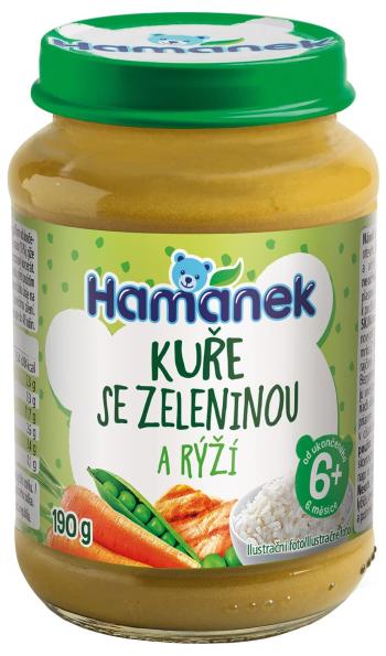 HAMÁNEK Kurča so zeleninou a ryžou 190 g