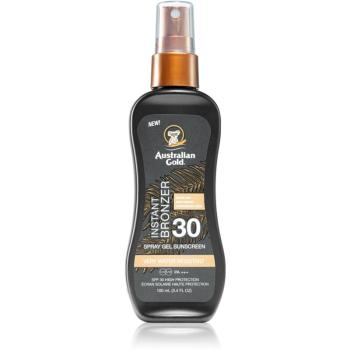 Australian Gold Instant Bronzer ochranná starostlivosť pred slnečným žiarením s bronzerom SPF 30 100 ml