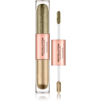 Makeup Revolution Eye Glisten tekuté očné tiene odtieň It's Fate 2x2,2 ml