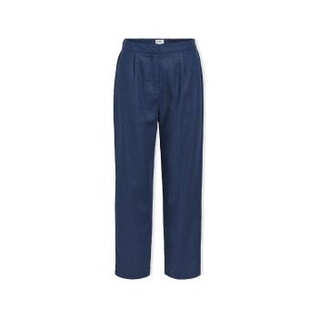 Object  Wella Trousers - Dark Denim  Nohavice Modrá