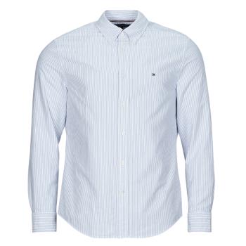 Tommy Hilfiger  HERITAGE OXFORD STRIPE RF SHIRT  Košele s dlhým rukávom Modrá