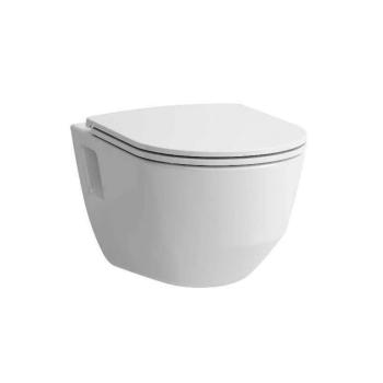 Laufen - Pro Závesné WC so sedadlom Slim, Slowclose, Rimless, biela H8669540000001