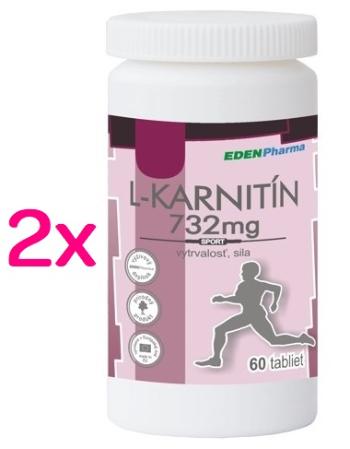 EDENPHARMA L-KARNITIN 732 mg DUOPACK 2 x 60 tabliet