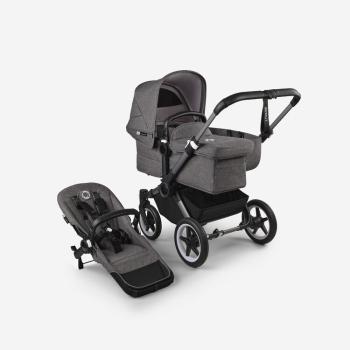 BUGABOO Donkey 5 Kočík kompletný Mono Graphite/Grey mélange-Grey mélange,BUGABOO Donkey 5 Kočík kompletný Mono Graphite/Grey mélange-Grey mélange