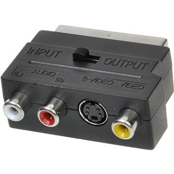 scart - 3x cinch + S-video, prepínateľné IN/OUT (11924410)