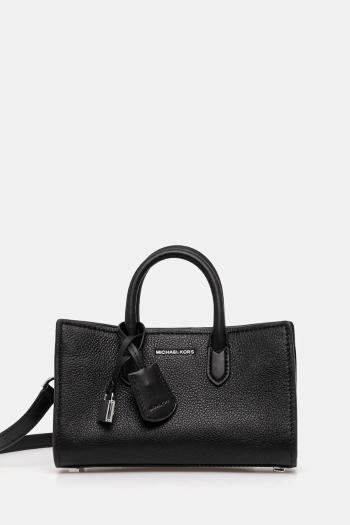 Kožená kabelka MICHAEL Michael Kors čierna farba, 32F4SETC0L