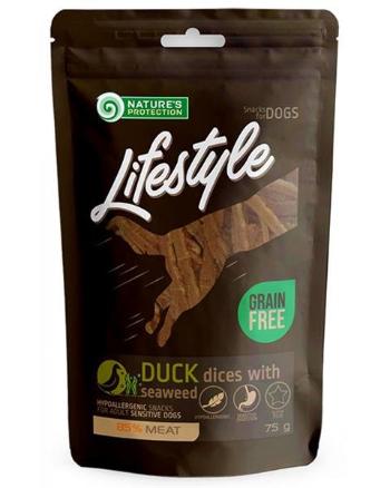 Nature´s Protection Lifestyle dog soft duck dices with seaweed 12 x 75 g