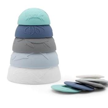Jellystone Designs Silikónové stohovacie tégliky oceán (9343900009195)