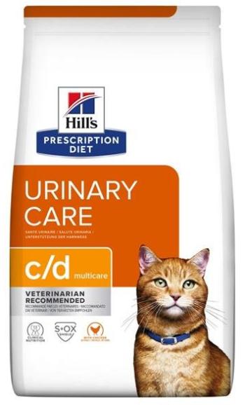 HILLS PD Feline c/d Multicare Chicken Dry granule pre mačky 1,5kg