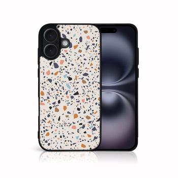 MY ART Ochranný kryt pre Apple iPhone 16 BEIGE TERRAZZO (162)