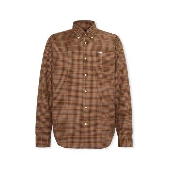 Barbour  Henderson Regular Shirt - Stone  Košele s dlhým rukávom Hnedá